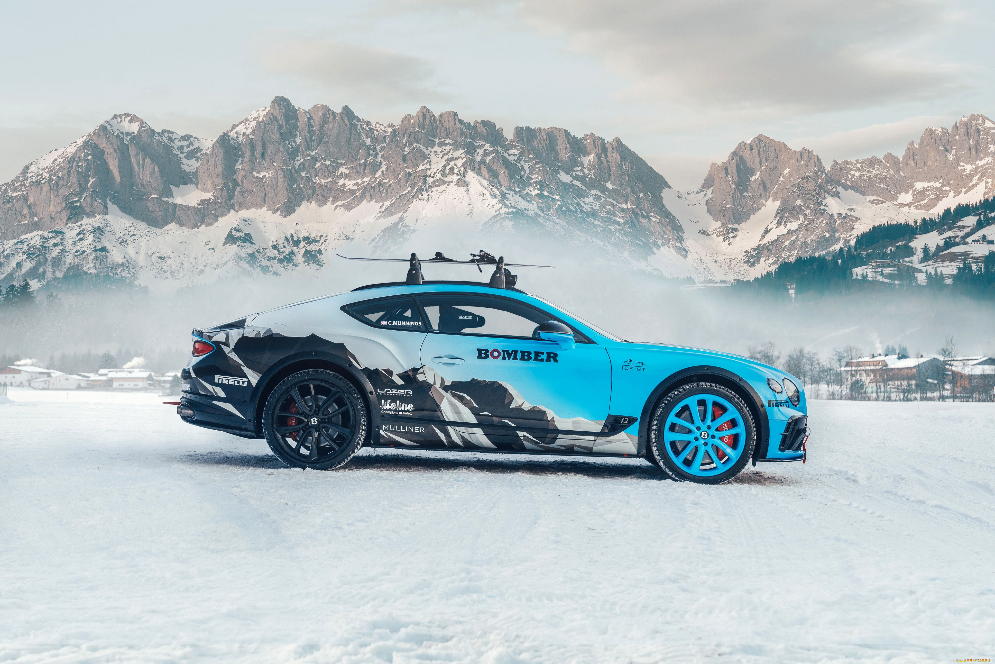 bentley continental gt,  ice race 2020, , bentley, , , , , , , 